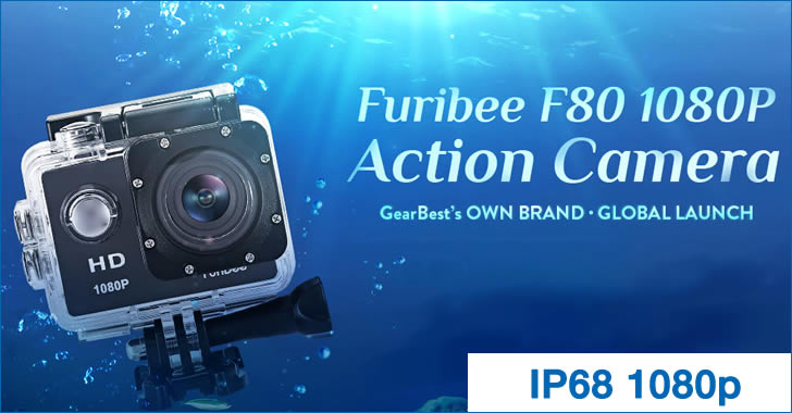Furibee F80 - евтина 1080P екшън камера