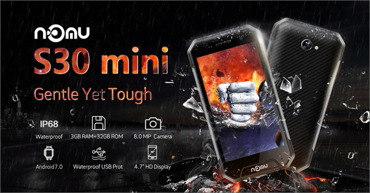 Nomu S30 mini - рамка от титан и Gorilla  Glass 3 за максимално защитен смартфон