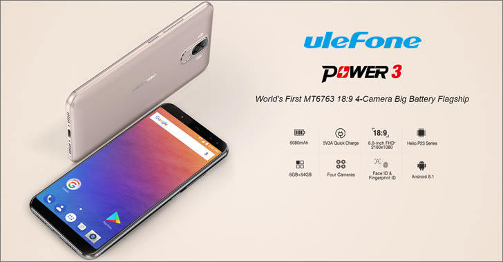Ulefone Power 3 specifications