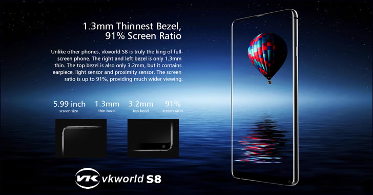 VKworld S8 design