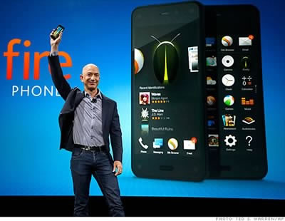 Amazon анонсира първия си смартфон - Fire Phone. Слаб хардуер, посредствен дизайн, изчанчена ОС и високи цени