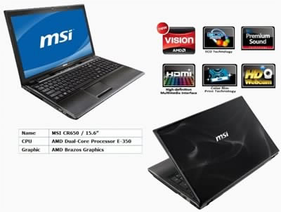 MSI пуска лаптоп, чийто процесор има вградена видеокарта