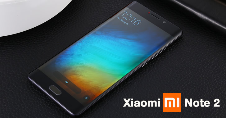 Xiaomi Mi Note 2 front