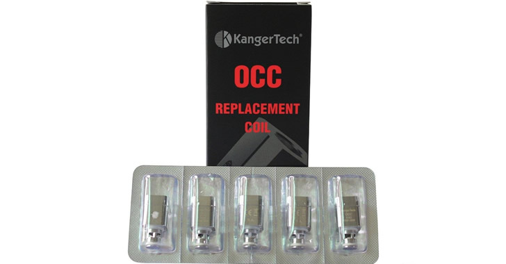 Authentic KangerTech SUBTANK Vertical OCC Coil Heads (5-Pack)
