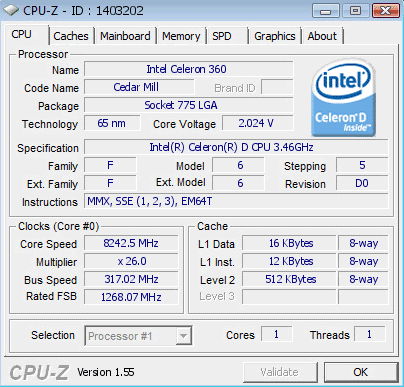 Нов овърклок рекорд 8242Mhz...